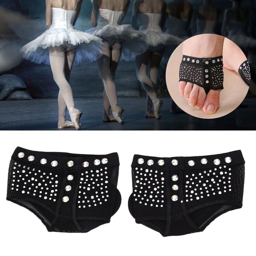 2pcs Comfortable Protection Ballet Dance Shoes Soft Elastic Dance Toe Pad Ballet Practice M36~37