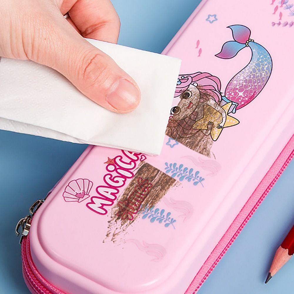 Multifunkční penál Dinosaurus/Raketa/Mořská panna Úložný box na psací potřeby Pouzdro na tužky Studentský dárek