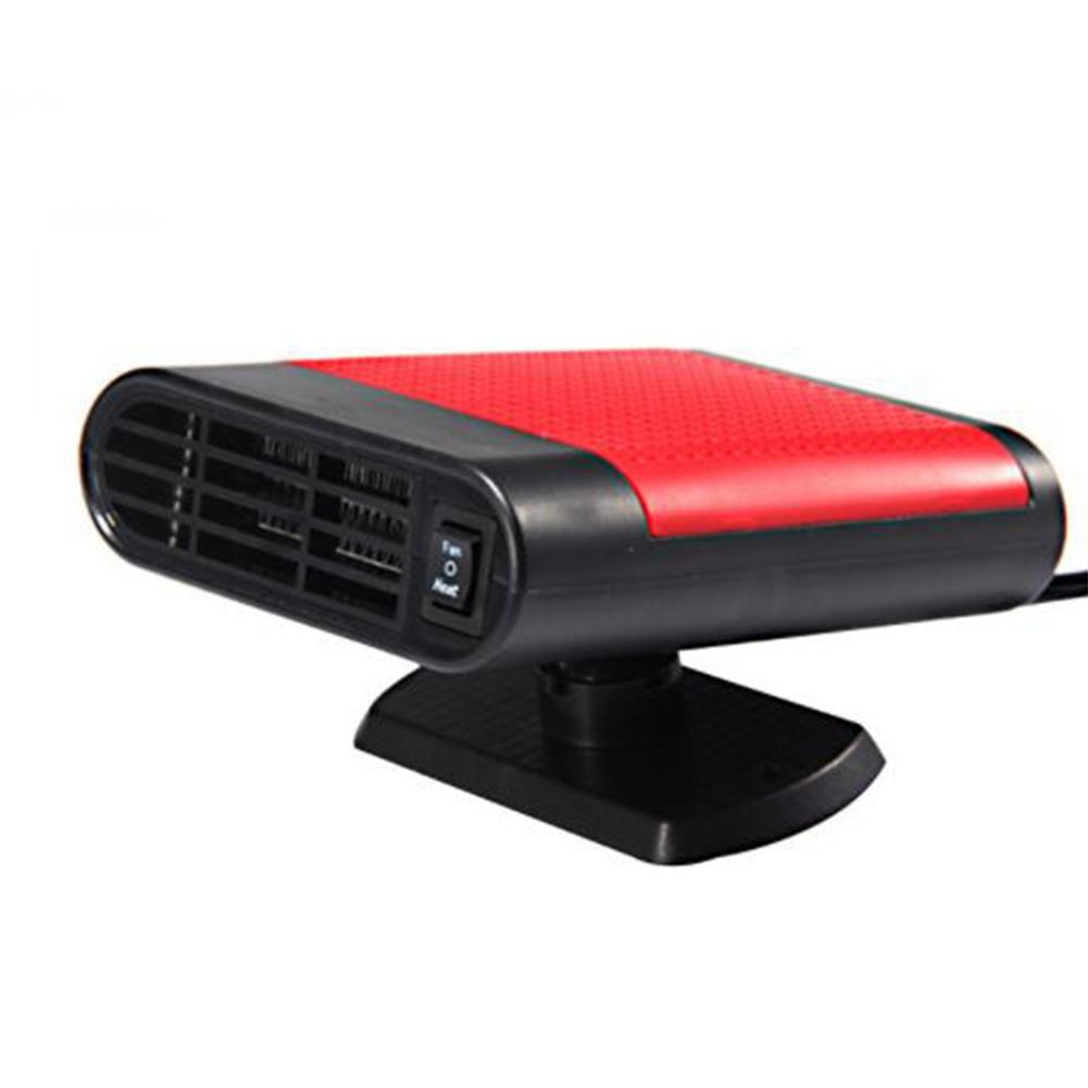 

12V Portable Electric Heating Fan 360 Rotating Electric Heater Fan for Vehicle красный