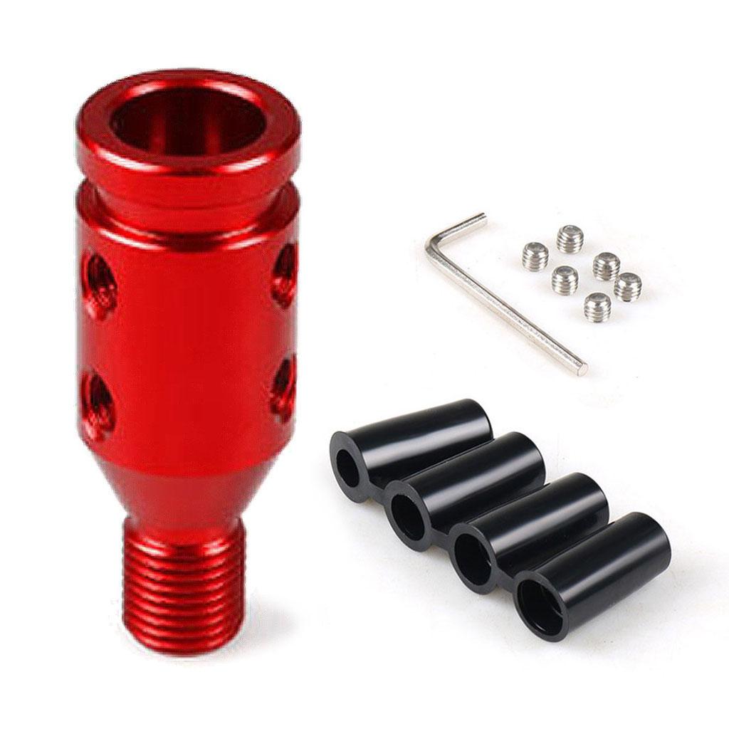 Car Manual Gear Shift Knob Adapter M12x1.25 Shifter with Wrench Screws Hoses Kit