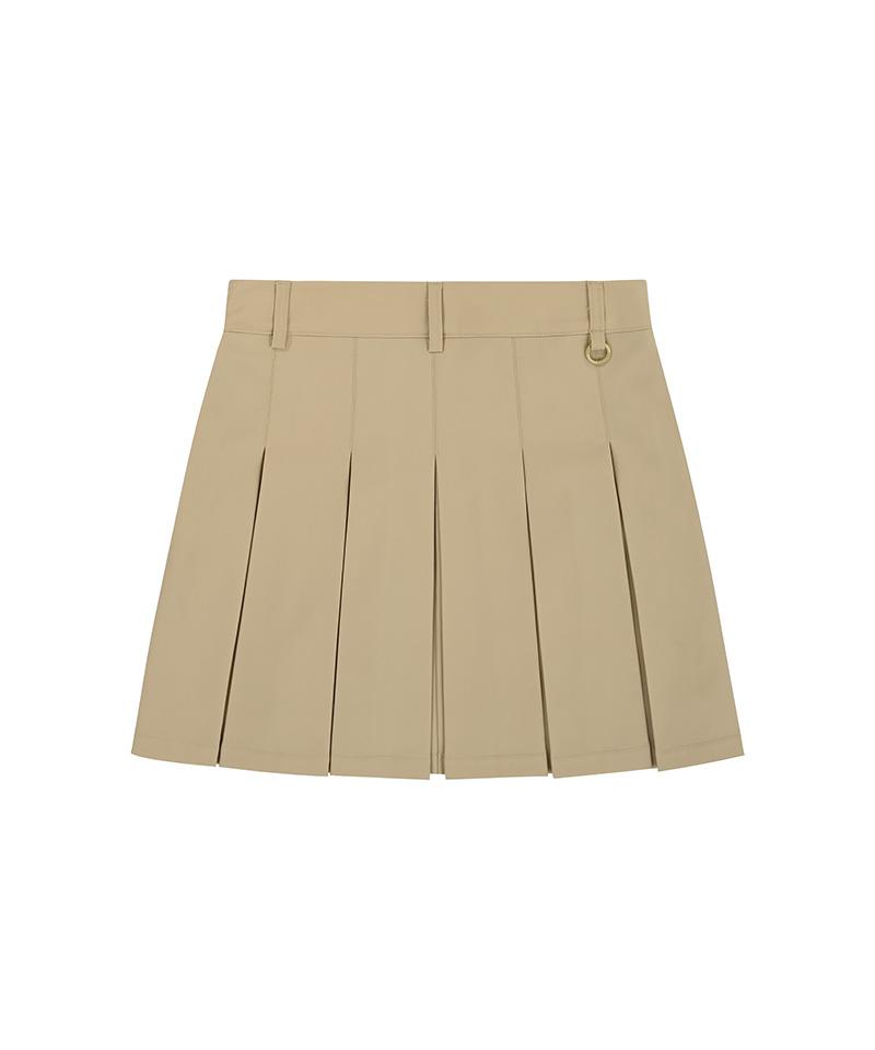 Chuku Chu Cbess-Sk003W Pocket Back Pleated Skirt