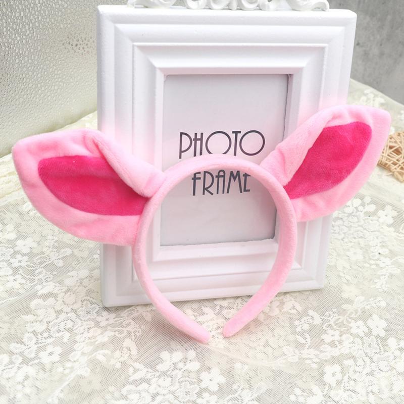 New! 3pcs/set Animal Costume Set Children Super Soft Pig Headband Nose Tail Three-piece Set For Party