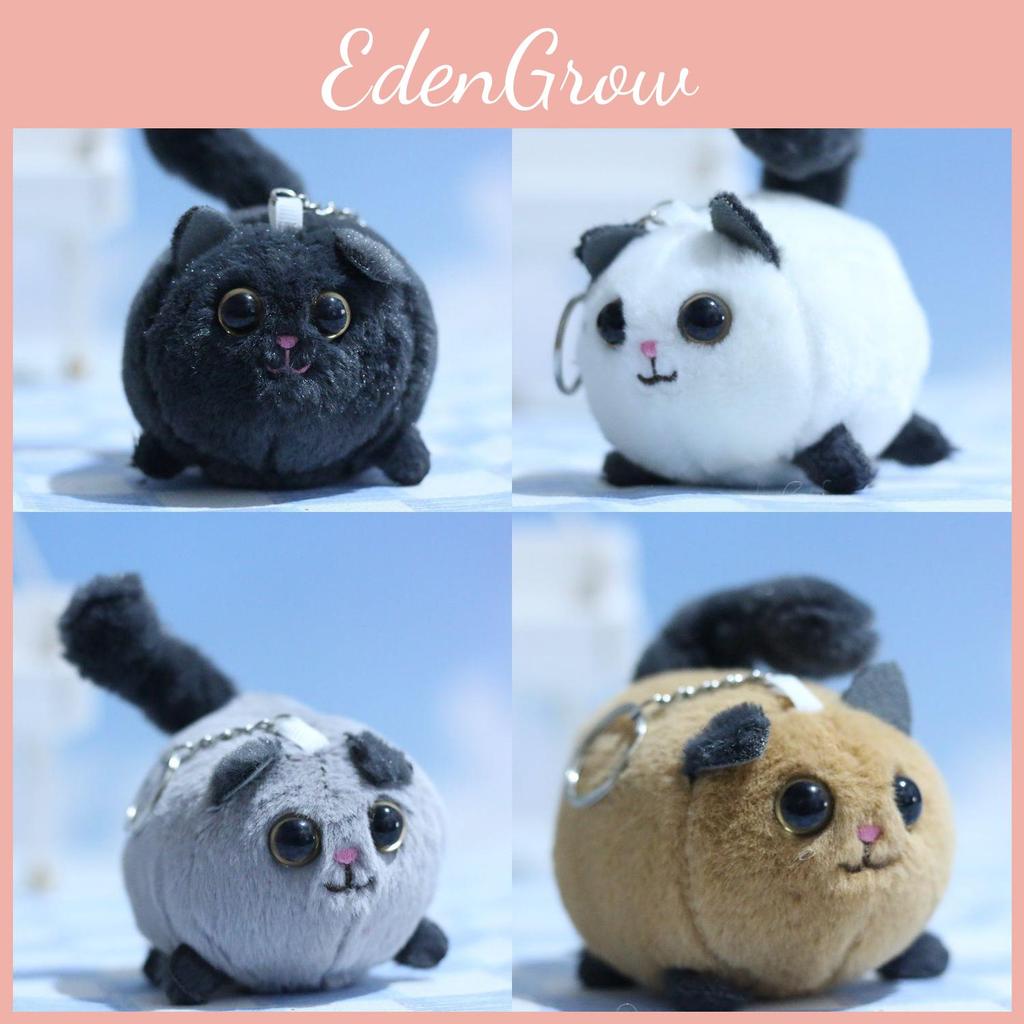 Adorable Cartoon Cat Plush Toy Keychain Cuddly Accessory For Bags And Purses