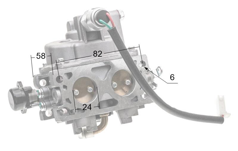 Loncin Lc2P77F Carburetor Original Part 170021421-0001