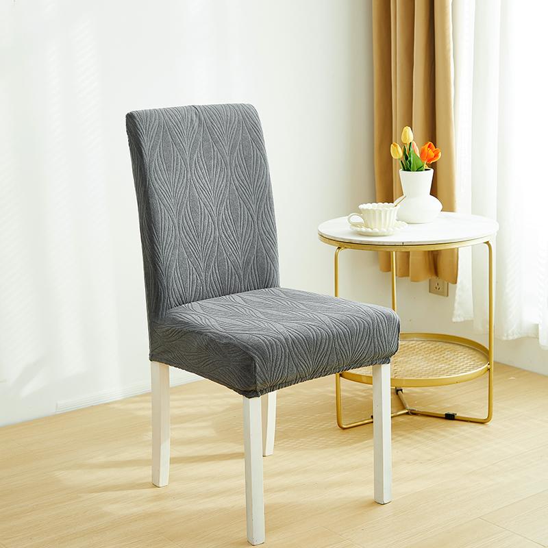 Waterproof Jacquard Dining Chair Covers, Chair Covers For Dining Room Stretch Kitchen Chair Protector Cover, Removable, Washable