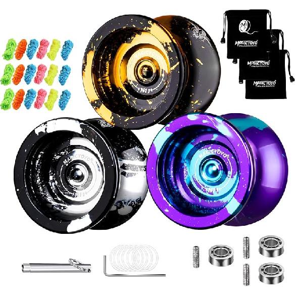MAGICYOYO Dual Purpose Yoyo N11 - Responsive Yoyo for Kids 8-12 or Above & Unresponsive Yoyo for Advanced with Yoyo Glove + Bag + Unresponsive