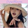 Summer Cotton Foldable Sun Hat With Wide Brim For Outdoor Sun Protection Women