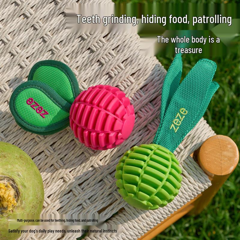 ZEZE Durable Dog Chew & Treat Dispenser Toy