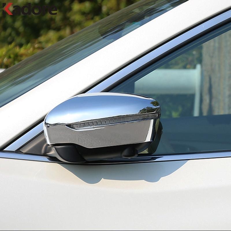For Nissan Murano 2015 2016 2017 2018 Chrome Car Rearview Mirror Cover Trim Side Wing Mirrors Cap Frame Overlay Accessories
