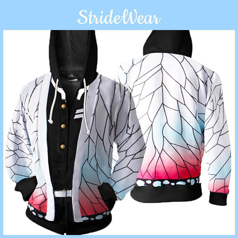 Premium Quality Demon Slayer Kimetsu No Yaiba Kochou Shinobu Costume Hoodie For Comfortable Wear