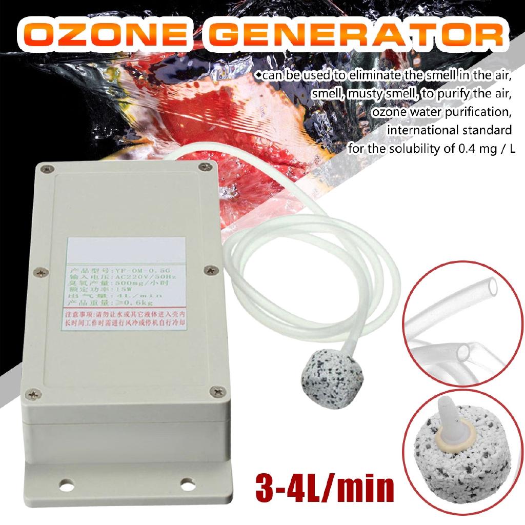 AC220V/50Hz 500mg Air Purifier Disinfecti Air Food Fruit Vegetable Water Fish Tank Disinfector