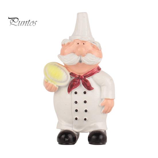 No Drill Wall Mount Cartoon Chef Hook, Resin Adhesive Toothbrush Holder, Small Decor Items Decorative Organizer for Kitchen or Washbasin Kids
