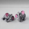 Cute Grey Elephant 3D Printed Toys Joints Movable Simulation Zoo Elephant Toy Model Home Decoration Children's Souvenir Gift