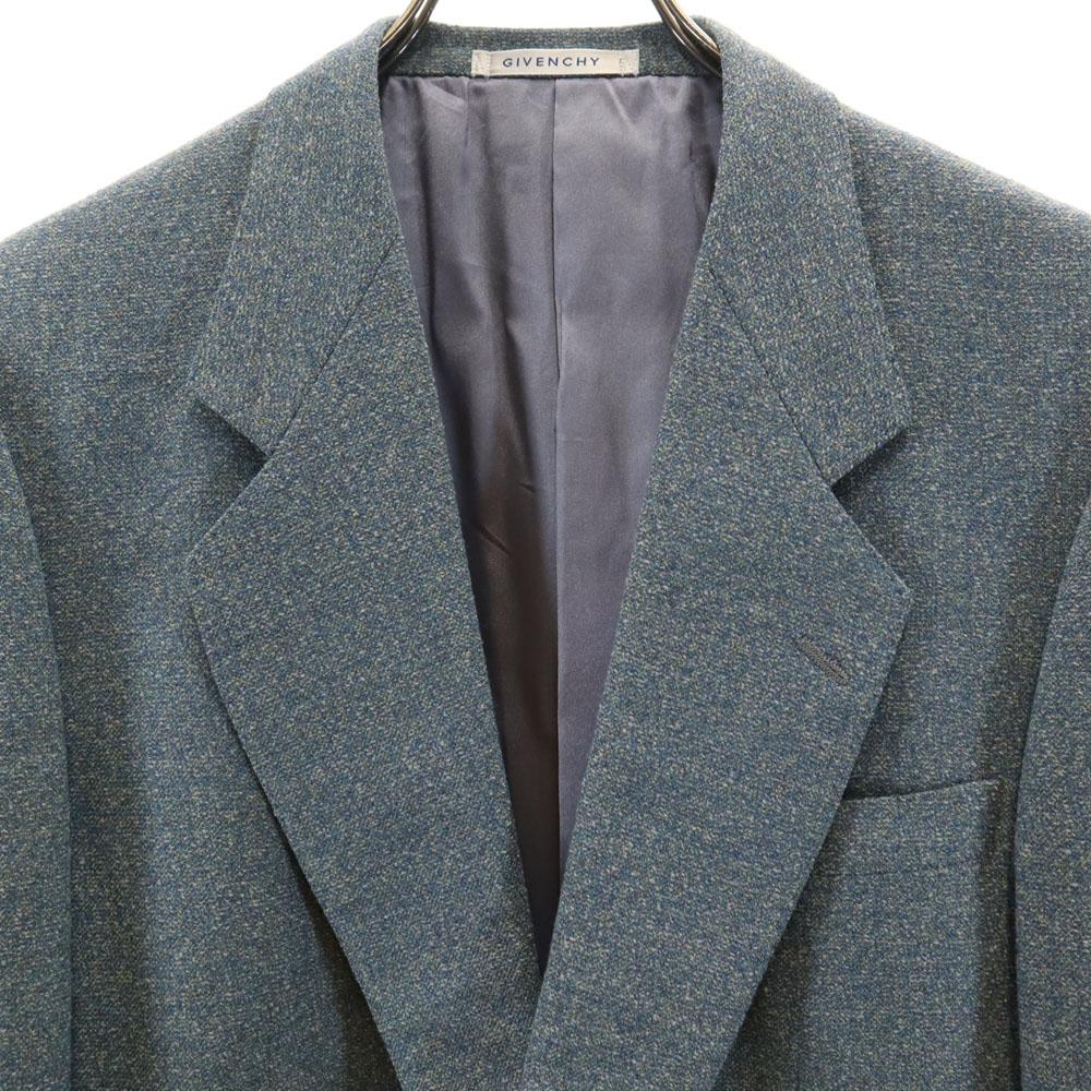 Givenchy 90s Wool Blend Old tailored jacket 90-78-165 Light blue Men's Used