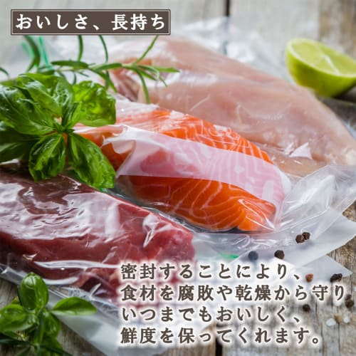 Yamazen Vacuum Packing Preservation Film Roll Type Width 20cm X Length 3m Pack of 2 PE+PA Material Y-FSR202