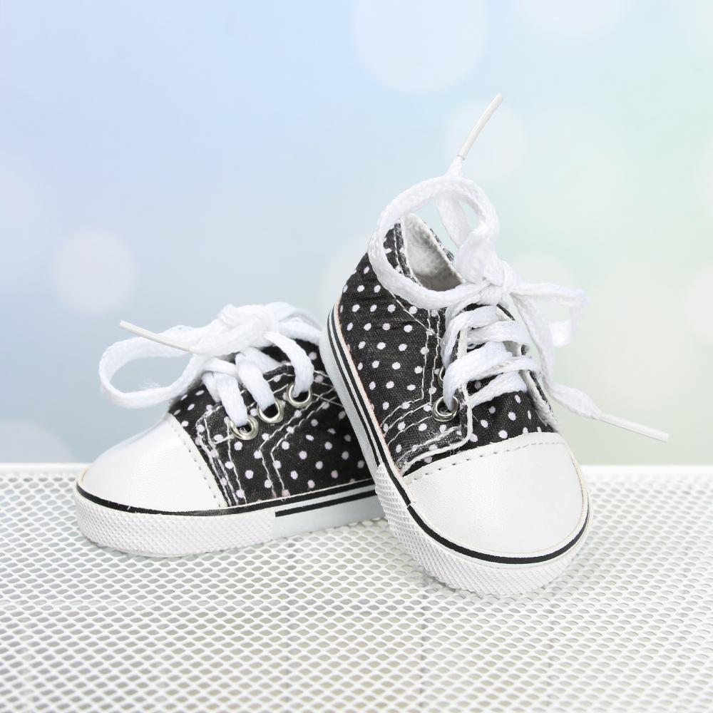 7cm Handmade 18 Inches Doll Toys Wave Point Shoes Doll Shoes Doll Accessories Canvas Shoes