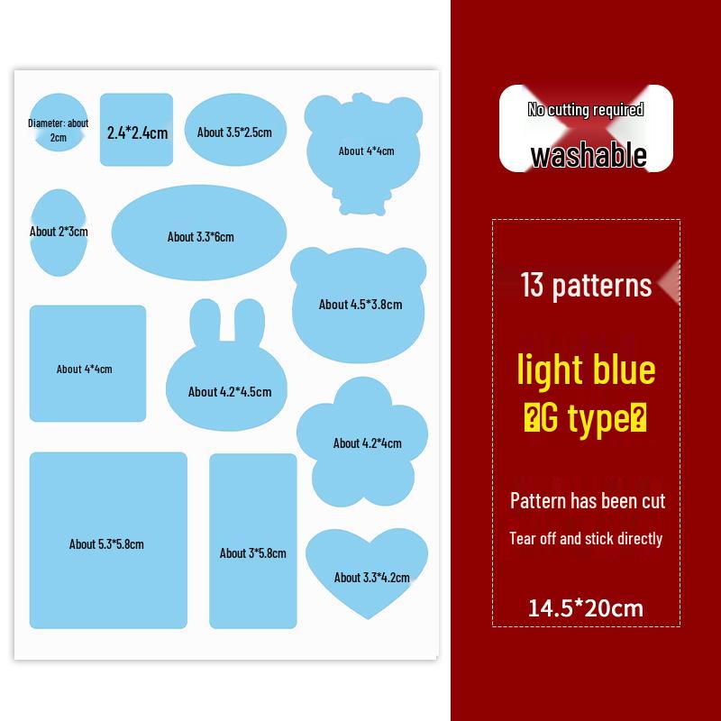 16-Color Self-Adhesive Seamless Repair Patch for Clothes and Jackets