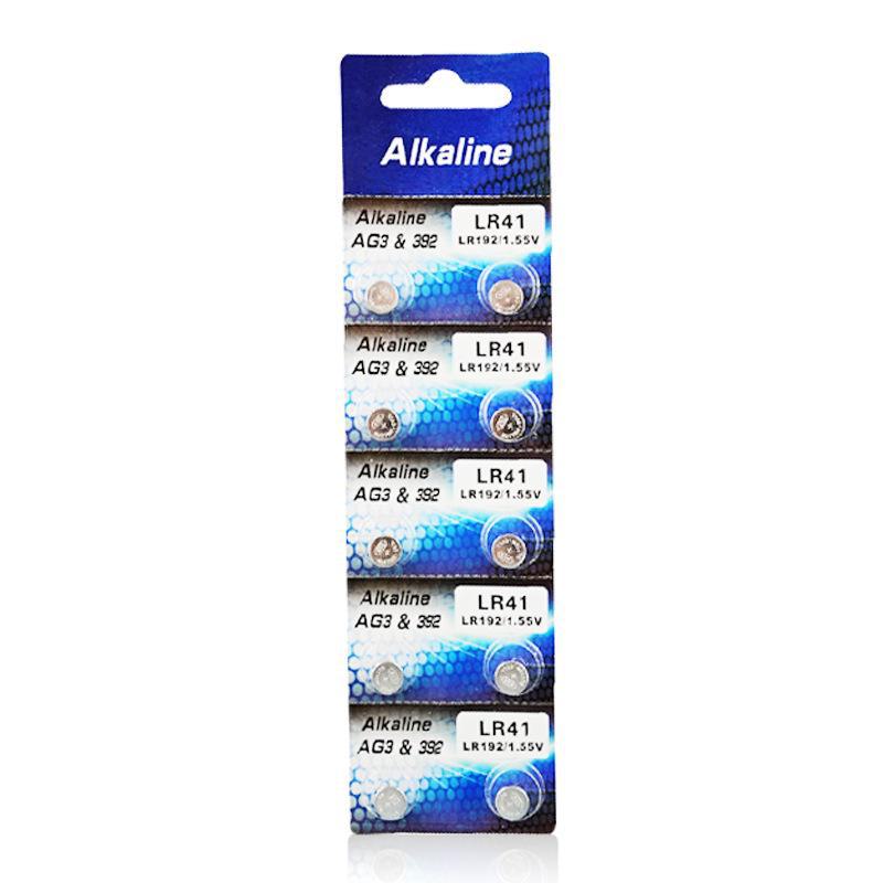 AG13/LR44 Alkaline Button Battery 1.55V for Watches, Toys, and Night Lights