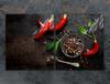 Glass protective plate for stove 2x45x52 Chili