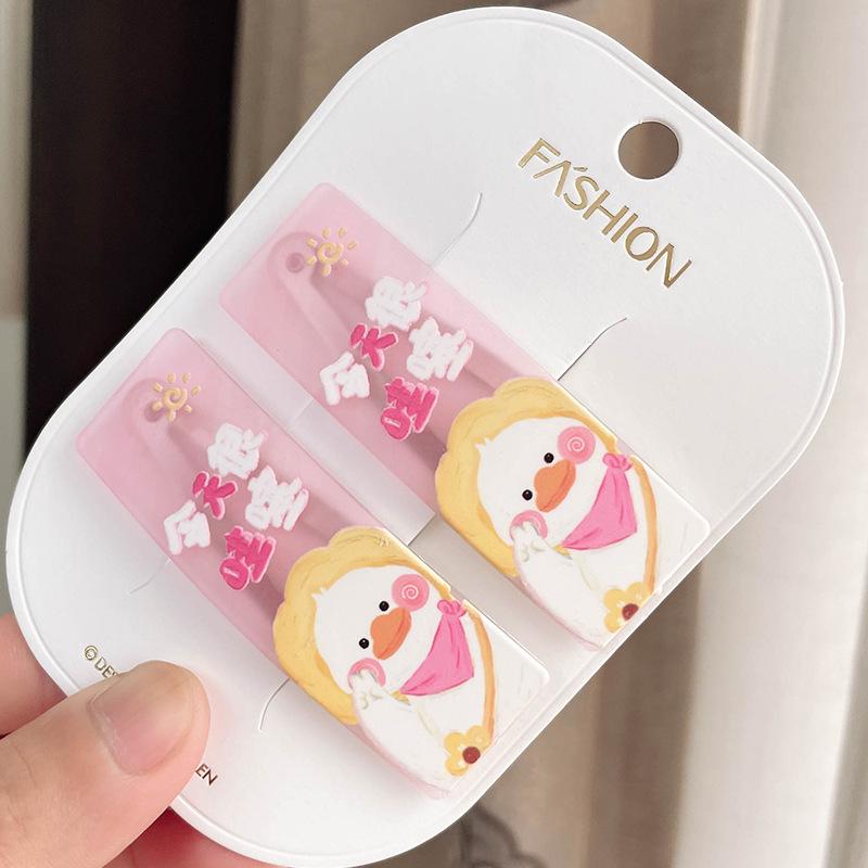 

Очаровательная нетоксичная детская заколка для волос «Снеговик» - Милый детский дизайн для челки