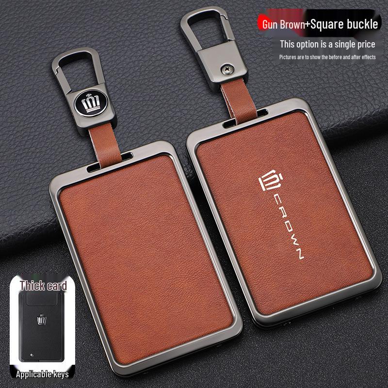 12/13/14th Gen Crown Car Key Case: Protective Remote Control Shell with Buckle