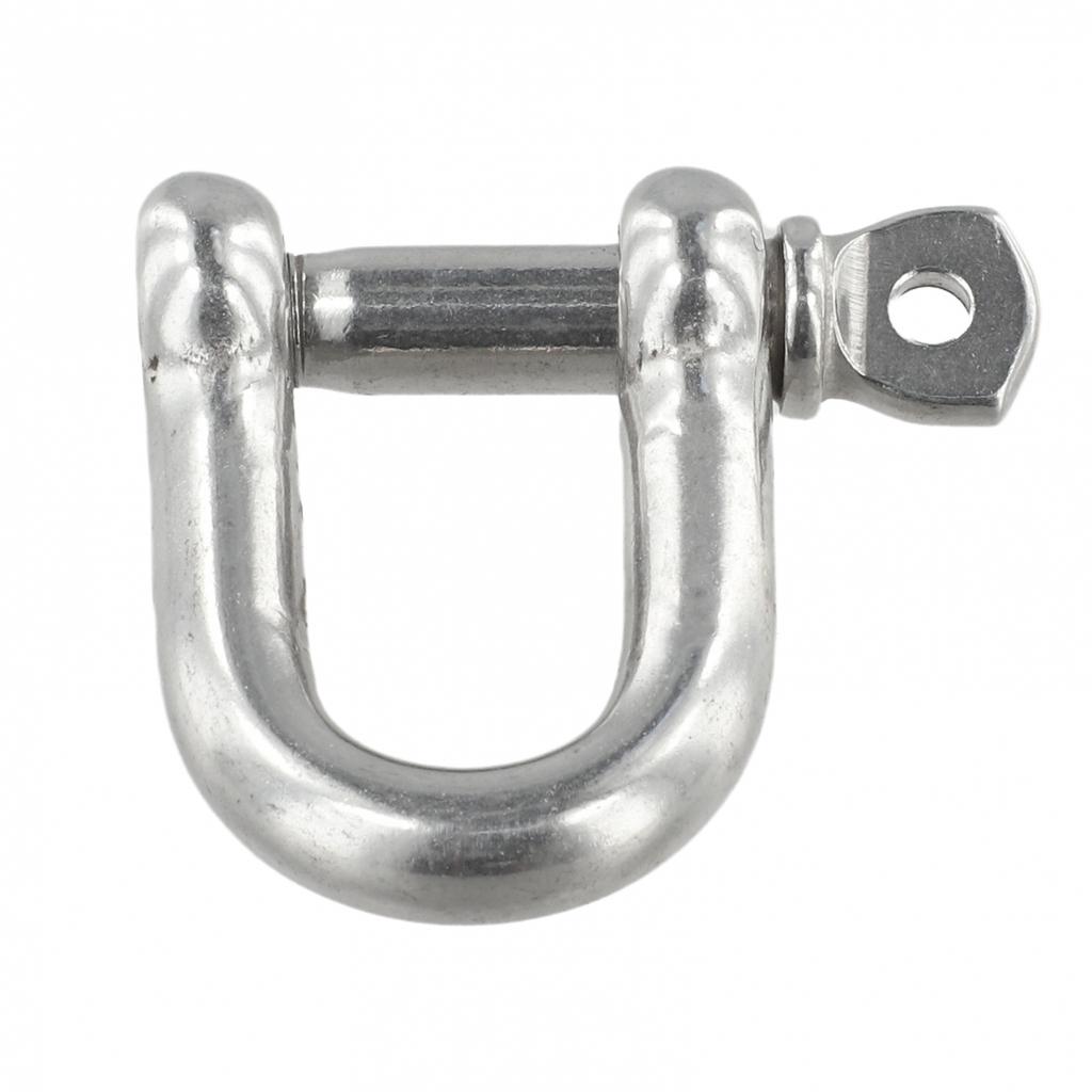 Heavy Duty Stainless Steel D Shackles Marine Rigging Shackles 5mm & 10mm