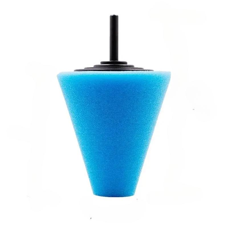 Sponge Polishing Cone Polishing Ball Wheel Car Beauty Waxing Polishing Pad Polishing Buffer Waxing Buffing Pad Car Sealing Glaze