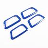 4pcs Dark Blue Door Inner Handle Bowl Cover trim For Toyota Tacoma 2016-