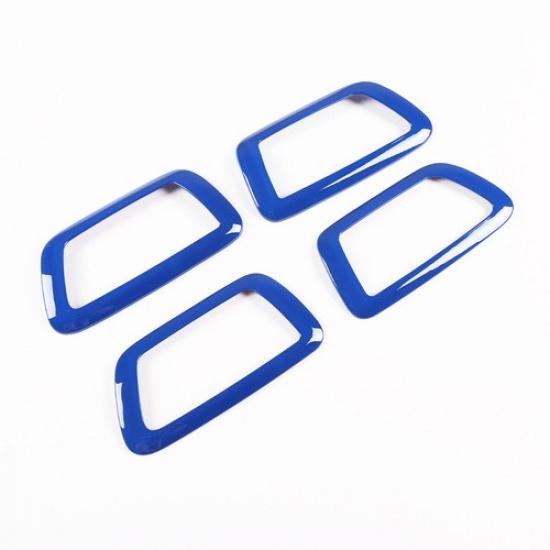 4pcs Dark Blue Door Inner Handle Bowl Cover trim For Toyota Tacoma 2016-