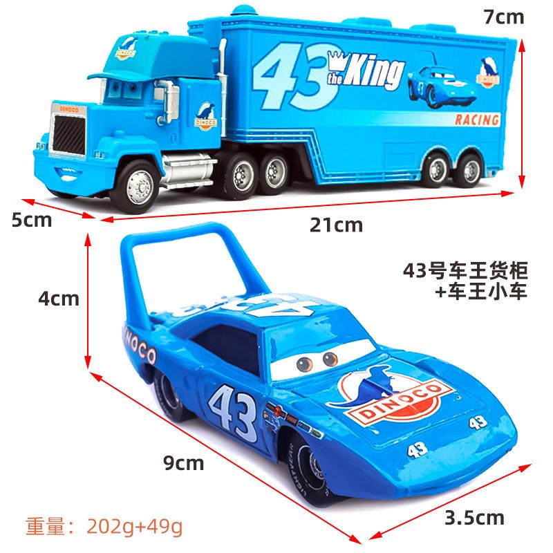 Disney Pixar Cars 3 Toys Car 1:55 Lightning Mcqueen Mack Uncle Truck Rescue Collection Alloy Car Model Children's Toy Gift