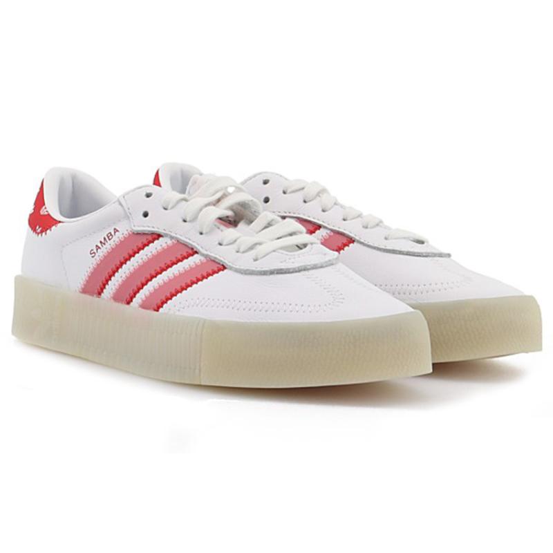 Adidas Originals Sambarose White Red Women's Sneakers FY3118
