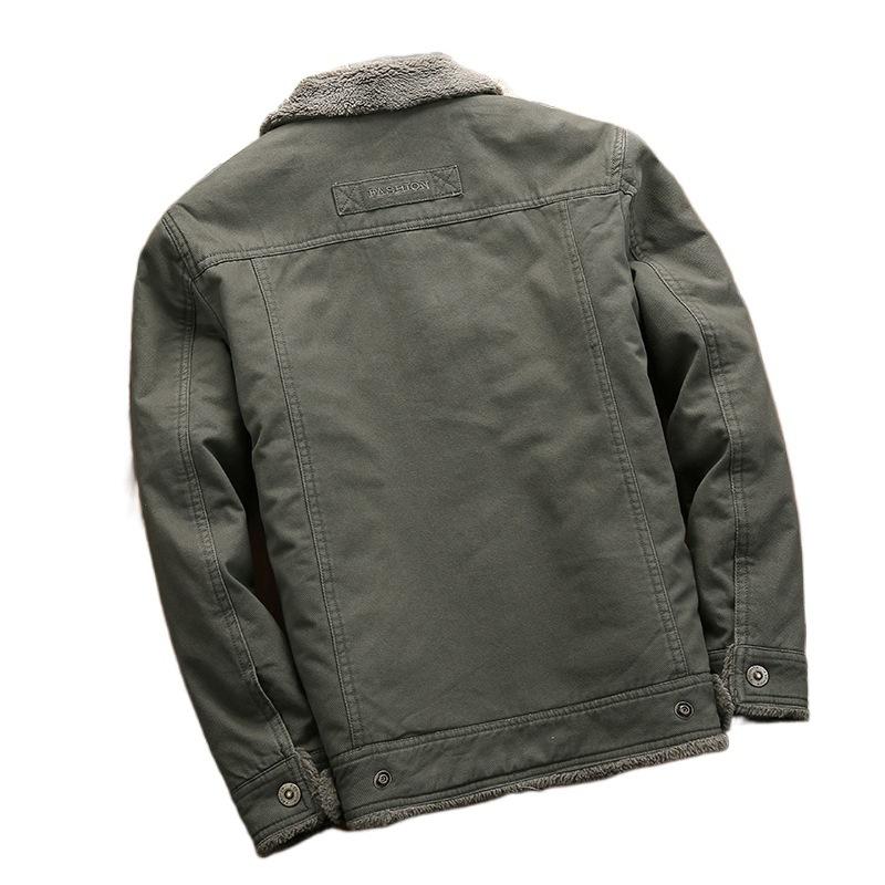 Men's Cotton-padded Jacket Men's Medium and Long Battlefield Cotton-padded Clothing