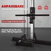 Academias Domésticas Multifuncionais com Sistema de Polia de Cabo, Máquina Crossover de Cabos com 4 Pegas para Treinamento de Força de Corpo Inteiro, Power Rack para Treino em Casa, Preto