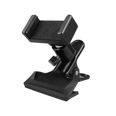 Guitar Phone Holder 360 Degree Rotating Guitar Bass Head Phone Holder Guitar Neck Clamp for
