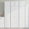 VidaXL Highboard White 70x42.5x185 Cm Engineered Wood, Sideboard, Storage Cabinet, Side Panel, Cabinet, Wardrobe 3281420