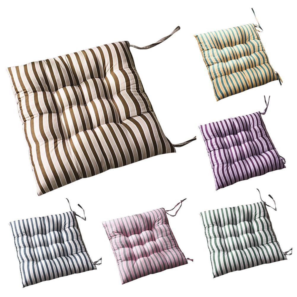 Striped Thicken Chair Cushion Seat Cushions Home Decor Pillows Meditation Cushion Throw Pillows Office Chair Cushion Floor