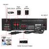 HIFI Audio Power Amplifier Home Theater Karaoke Amplifier Audio Support FM USB SD with Remote Control AC 110/220V 3000W