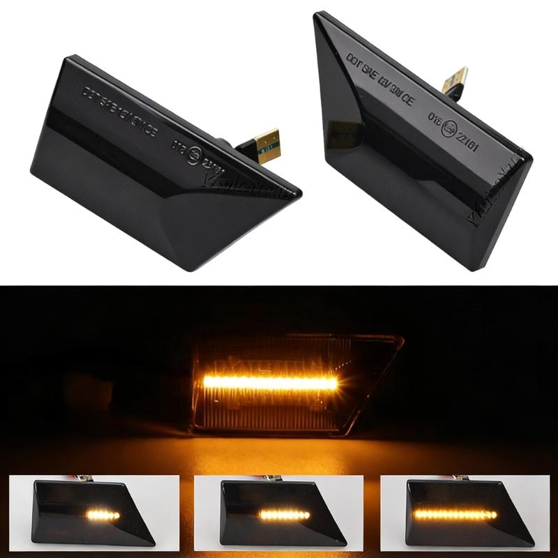 LED Dynamische Sequenzielle Blinkerleuchten für Vectra C Signum Einfache Installation ABS Seitenmarkierungsleuchte