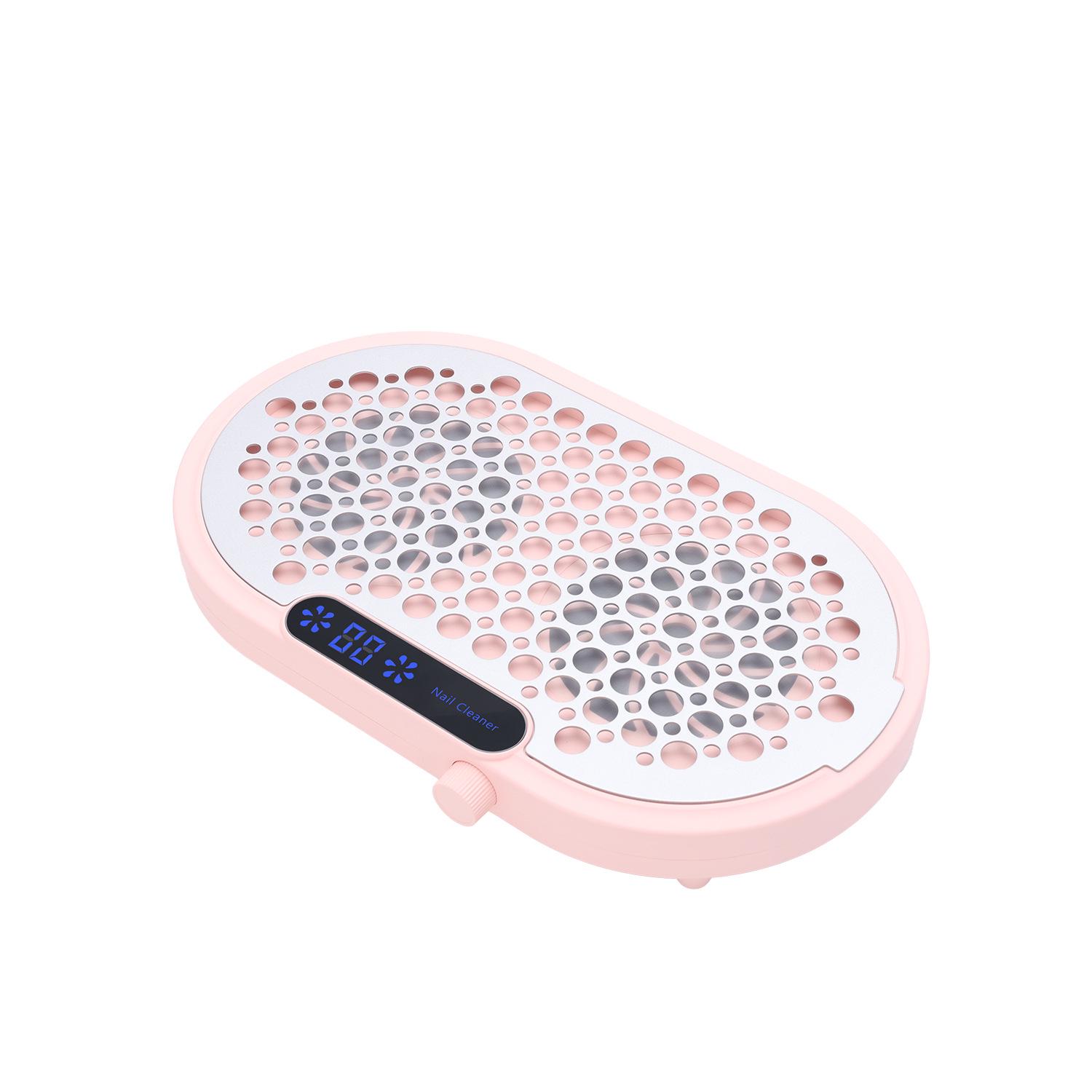 Brushless Dual-Turbine Nail Art Vacuum 2025 - High Power, Silent Dust Collector for Salons розовый