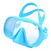 Silicone Anti-Fog Diving Mask Tempered Glass Frameless Snorkel Mask for Friend Family Neighbors Gift