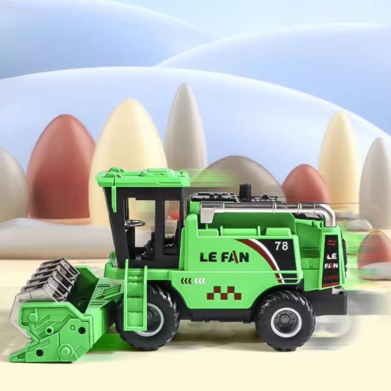 Simulations-Farm-Mähdrescher-Spielzeug Kinder Landwirt Trägheitsfahrzeug Spielzeug Klassisches Spielzeug Reibungsbetrieben Für Kinder Geschenke