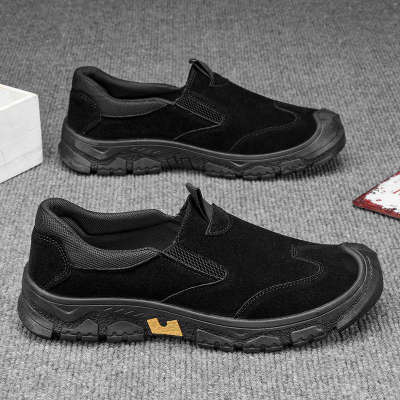 NEW Workwear Men's Shoes Autumn Waterproof and Anti Slip Sports Soft Sole Labor Protection Shoes Tenis Masculino Sneaker Men