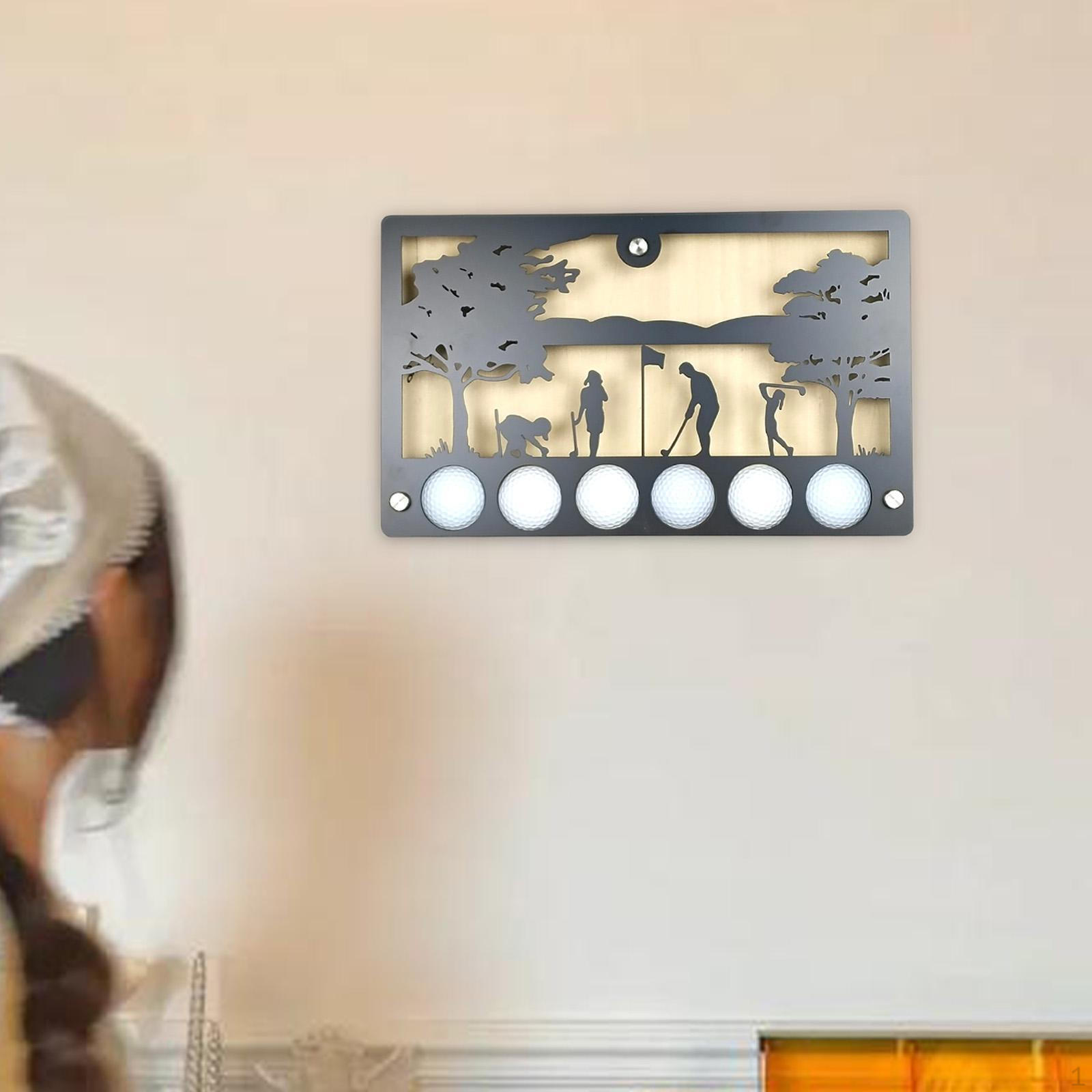 

Golf Ball Display Holder Collection Case Creative Golfer Gift Wall Decor Showcase Enthusiasts