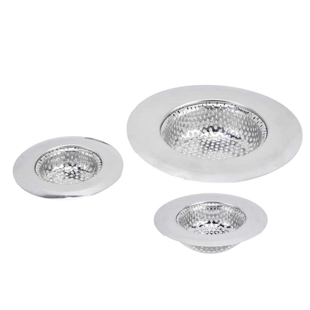 Sitko do zlewu kuchennego Ze stali nierdzewnej Odpływ podłogowy Odpływ do zlewu do łazienki KuchniaL,M,S Zestaw