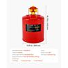 VEVOR Safety Gas Can, 19 L Type I Red Safety Can for Gasoline with Stainless Steel Flame Arrester, Self-Closing Lid, and PE Funnel