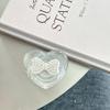 Transparent Mobile Phone Airbag Bracket, Paste-Type Love Bow Air Cushion, Retractable Desktop Support Frame, Lazy Ring.