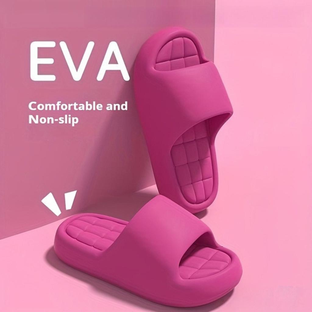 Ladies', Comfortable, EVA Slippers, Men's and Women's Styles, Cool Slippers, Wear Resistant Sole, Thick Sole, Beach/Leisure/Indoor/Outdoor Slippers