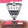 Front Bumper Honeycomb Mesh Air Intake Radiator Grill Shield 156105186 For Alfa Romeo Giulietta 2010-2016 Shield Grille Chrome