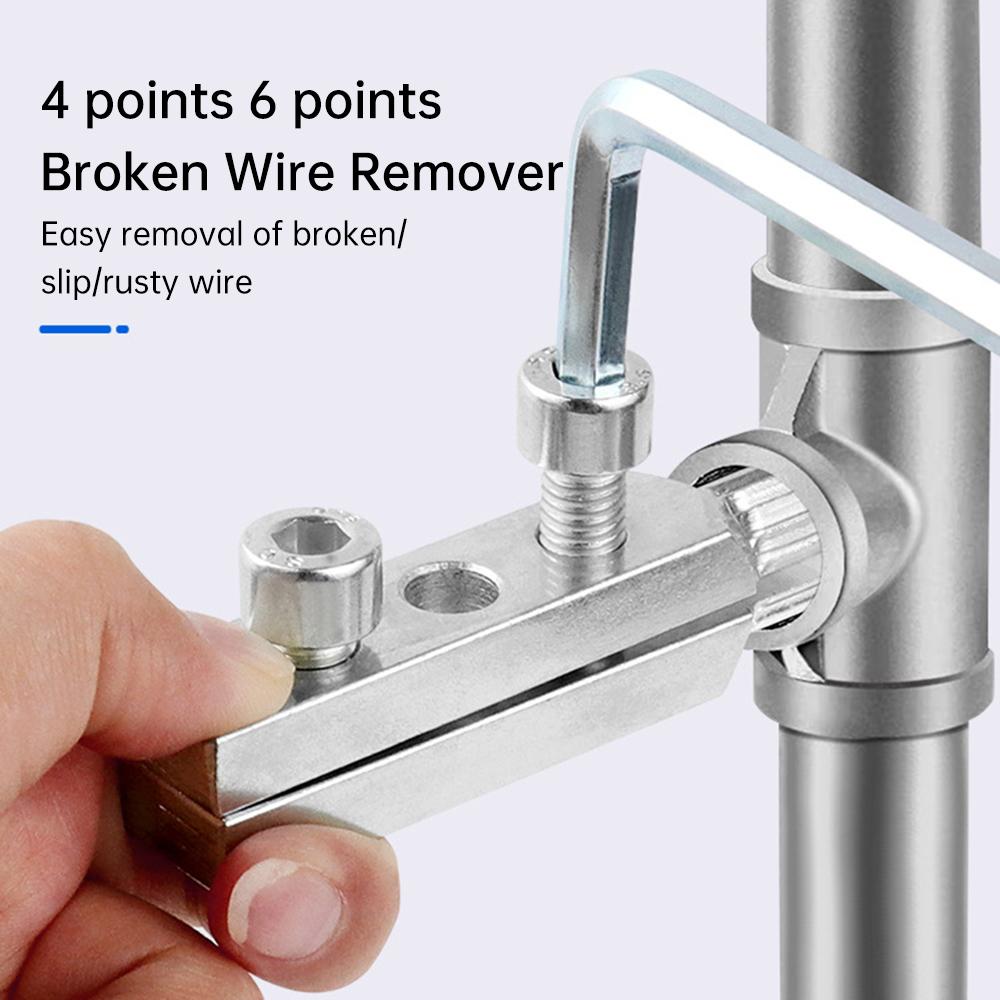 4/6 Point Universal Extractor for Faucet Angle Valve Break Wire&Triangle Valve Head Screws Multifunction Screw Removal Bolt Kit