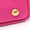Used PRADA CANAPA Canapa Handbag Canvas Pink Used Women